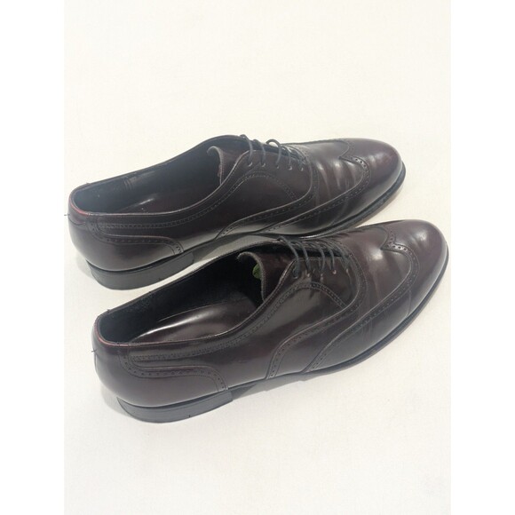 Johnston & Murphy Men’s Brown Leather Wingtip Oxford Dress Shoes Size 9M Made US main image 4